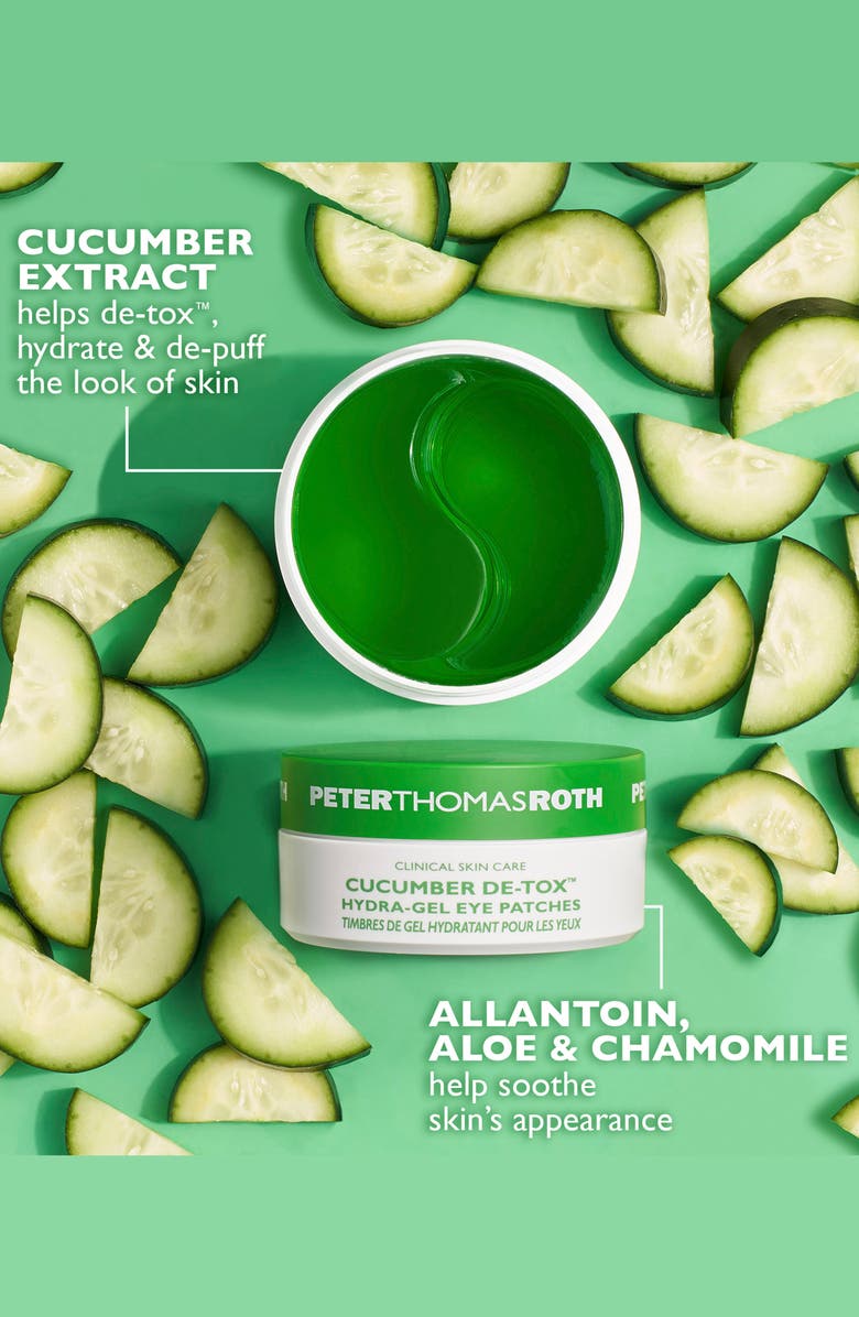 Peter Thomas Roth Cucumber De-Tox<sup>™</sup> Hydra-Gel Eye Patches, Alternate, color,