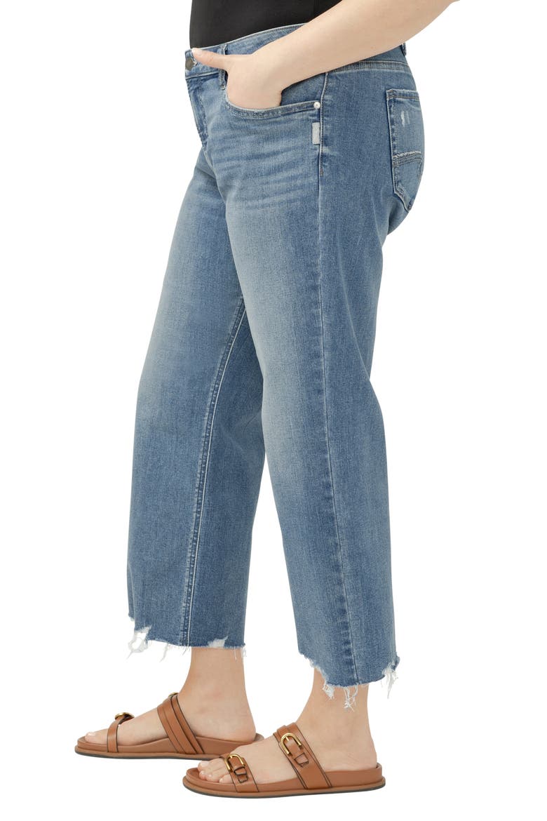 Chelsea Frayed Boyfriend Jeans, Alternate, color, KICKIN IT
