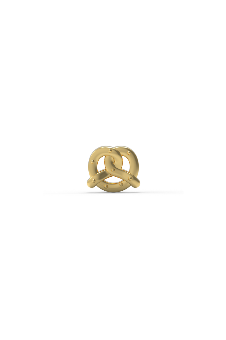 14K Yellow Gold Pretzel Stud, Alternate, color, Gold - Butterfly Back