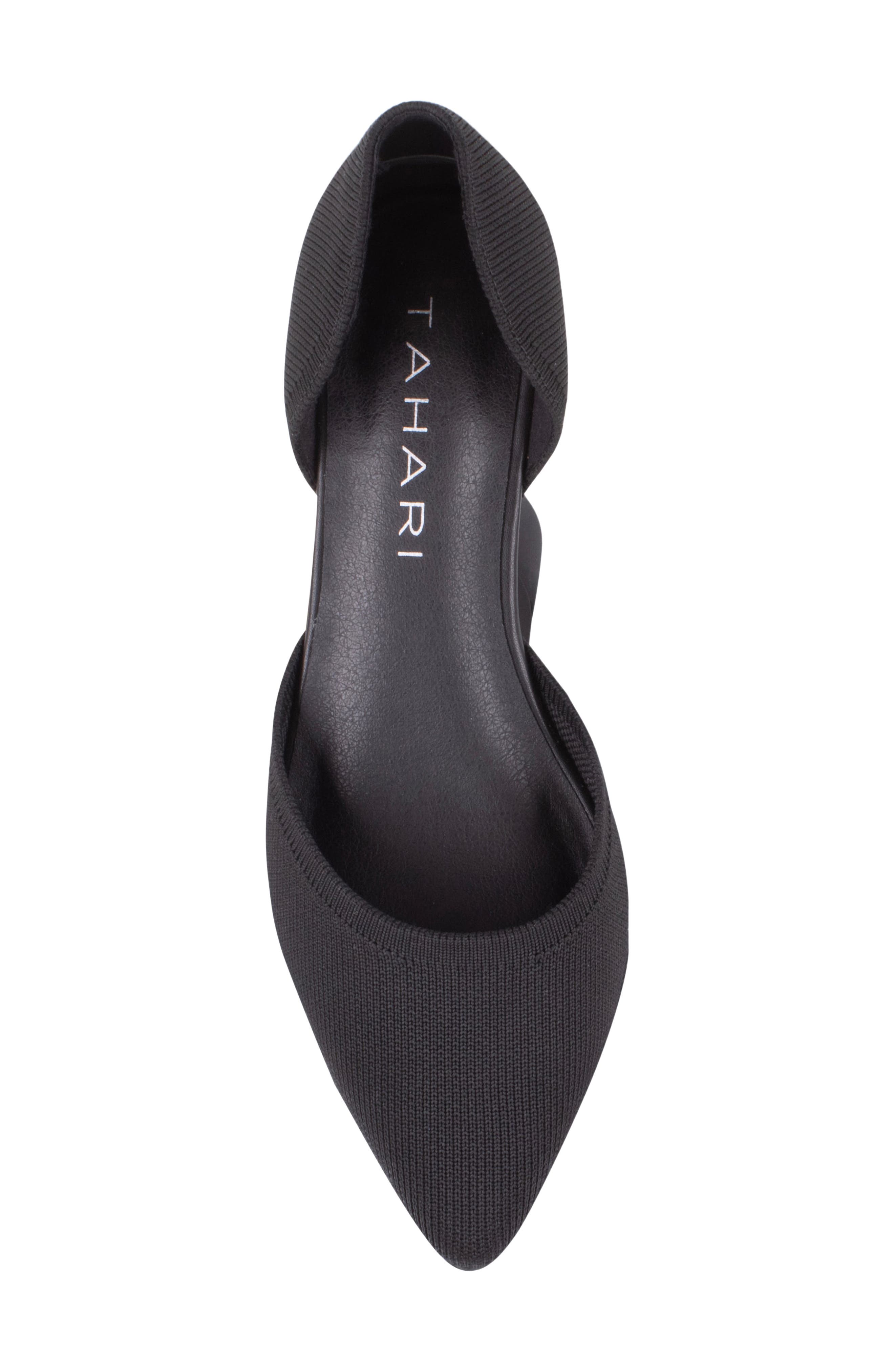 Tahari Moreno Half d'Orsay Pump, Alternate, color, Black