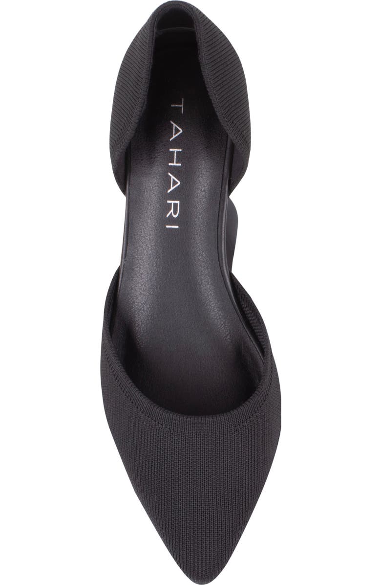 Tahari Moreno Half d'Orsay Pump, Alternate, color, Black