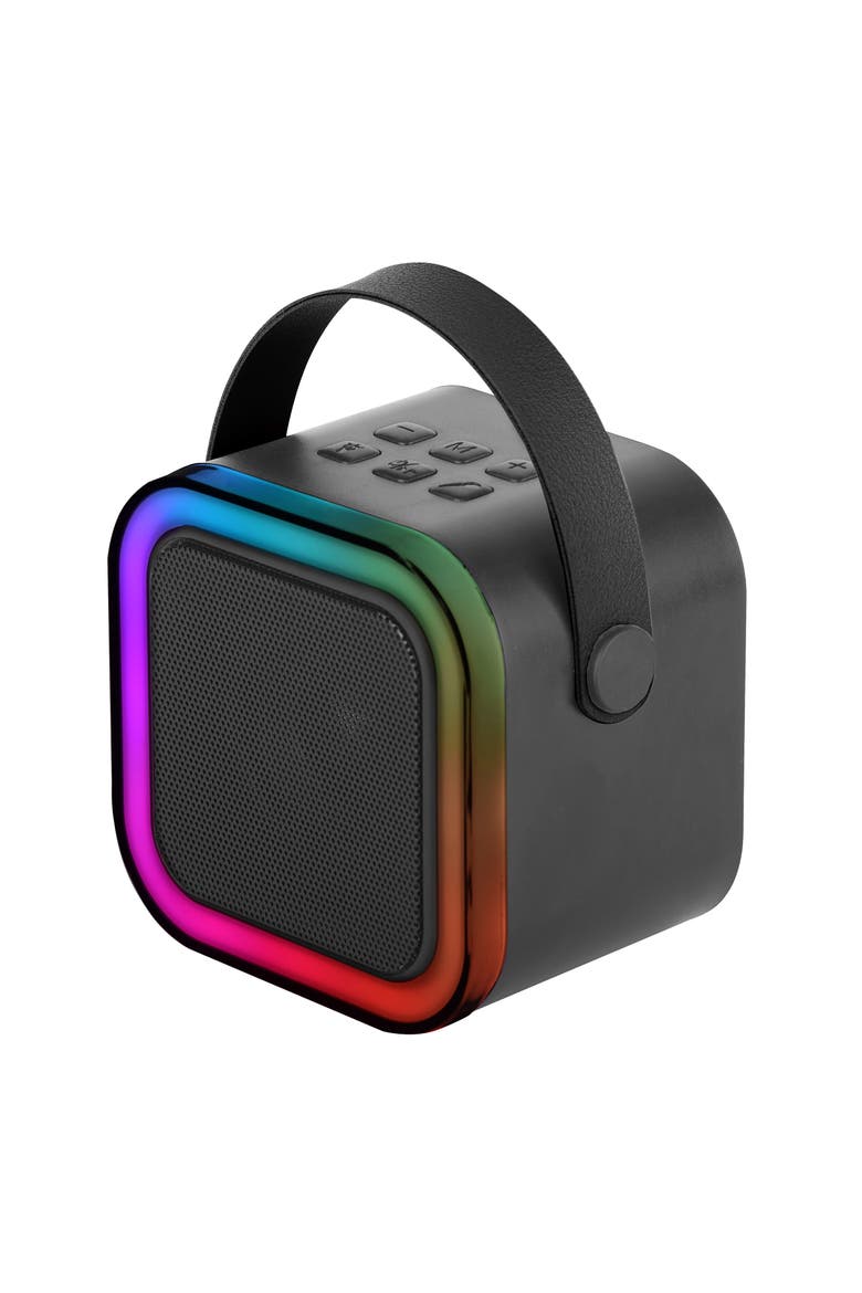 Mini Karaoke Bluetooth Speaker Wireless Mic, Alternate, color, Black