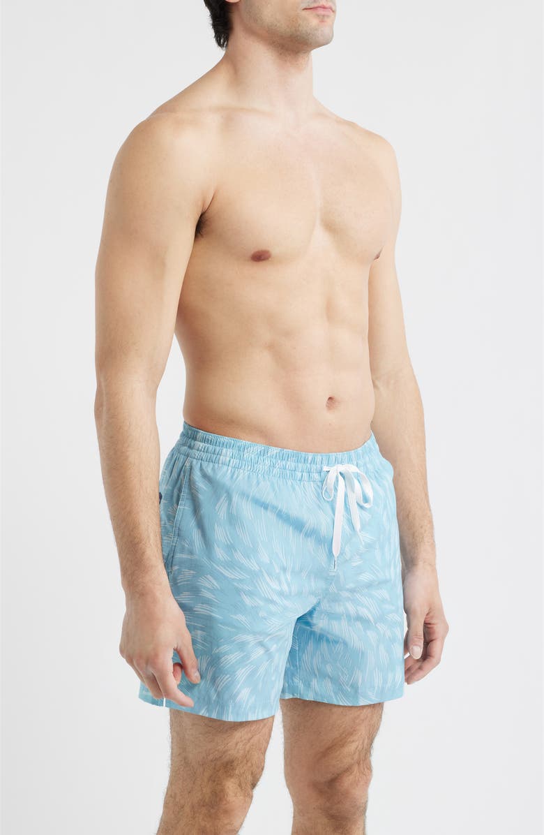 Chubbies The Turquoise Tides 5.5-Inch Swim Trunks, Alternate, color, Turquoise/ Aqua