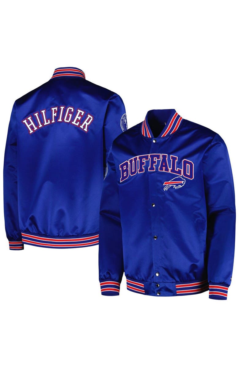 Tommy Hilfiger Men's Tommy Hilfiger Royal Buffalo Bills Elliot Varsity Full-Snap Jacket, Main, color, Royal