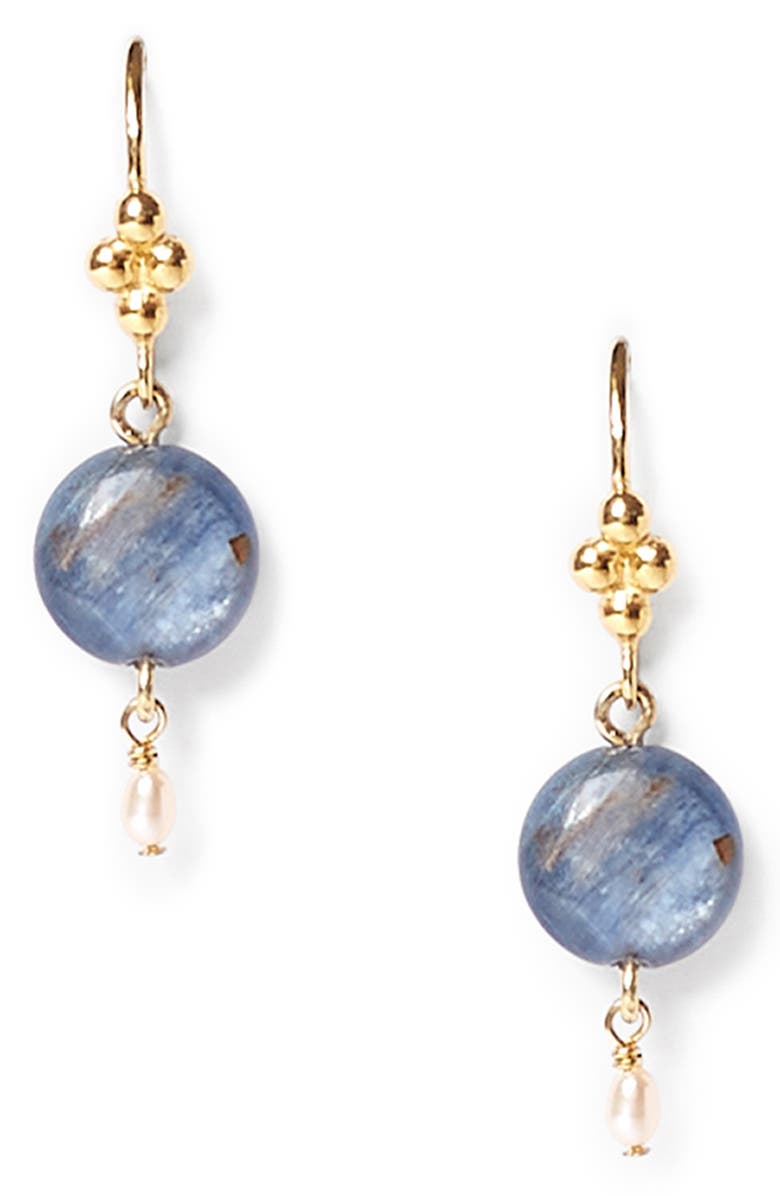 Chan Luu Kyanite Drop Earrings, Main, color, Kyanite