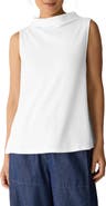 Eileen Fisher Funnel Neck Sleeveless Top