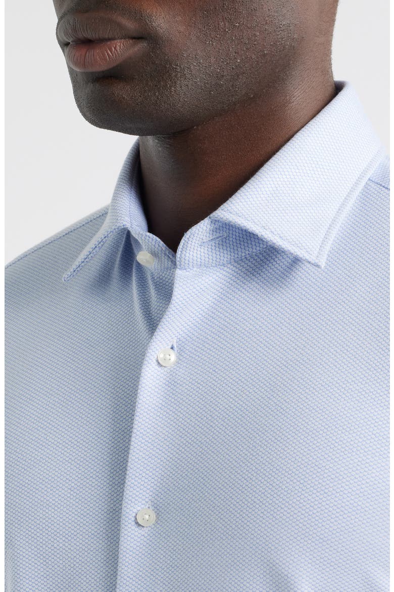 Hank Kent Performance Twill Dress Shirt, Alternate, color, LT PAST/BU