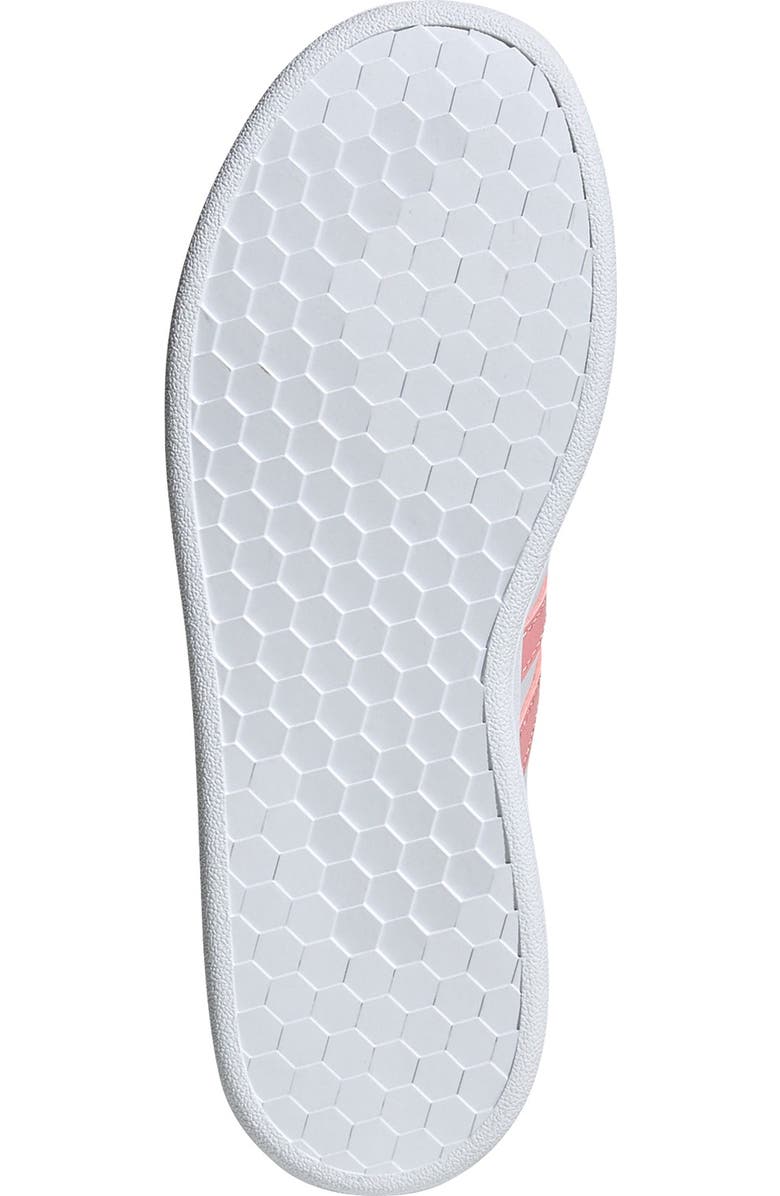 adidas Grand Court K Leather Sneaker, Alternate, color,