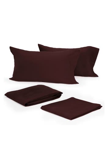 MODERN LIVING MODERN LIVING 300 THREAD COUNT COTTON SATEEN SHEET SET
