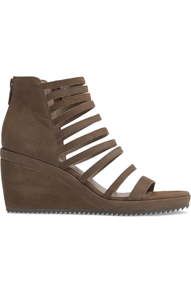 Eileen Fisher Milly Strappy Wedge Sandal, Alternate, color,