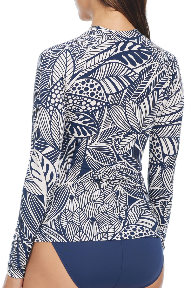 BLEU by Rod Beattie Bali Breeze Long Sleeve Rashguard, Alternate, color,