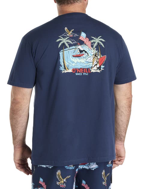 Big & Tall Eagles Fly Graphic Tee