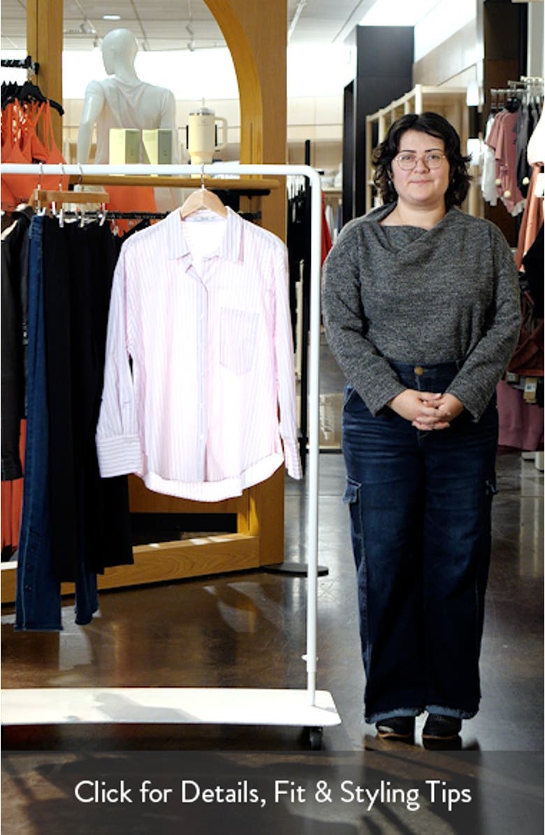 Stripe Cotton Button-Up Shirt, sales video thumbnail