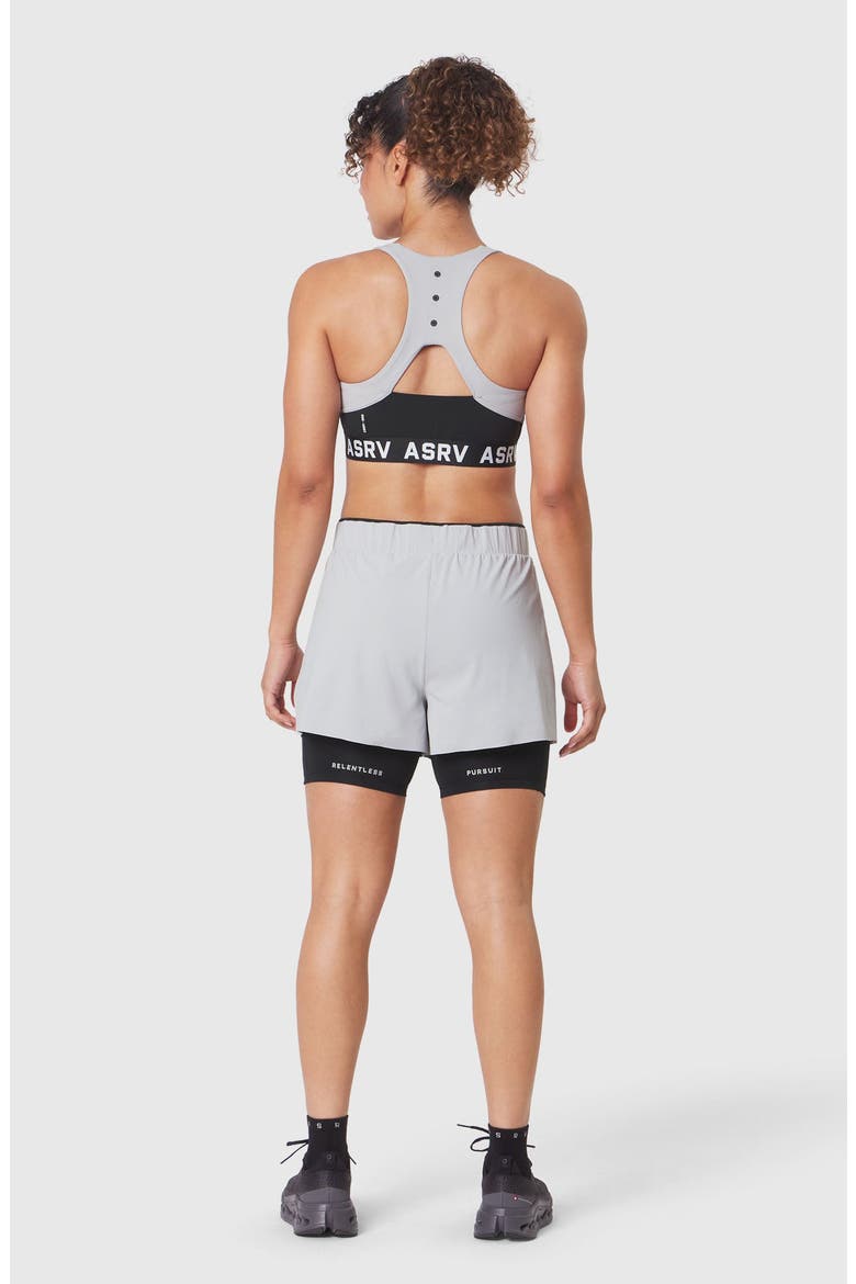 Lycra Adaptiv Racerback Sports Bra, Alternate, color, Slate Grey