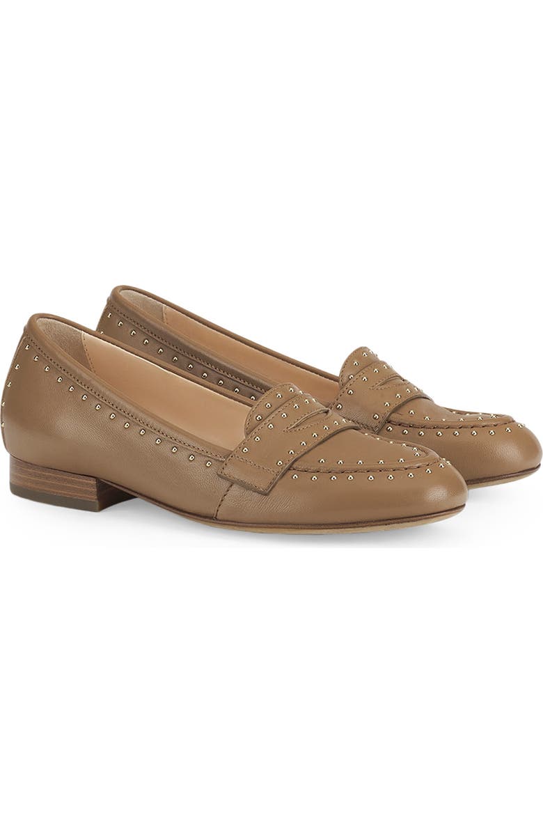 AGL New College Penny Loafer, Main, color, Cocoa