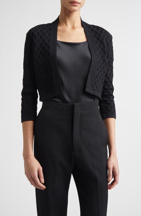 Diamond Pointelle Bolero