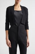 Lela Rose Diamond Pointelle Bolero