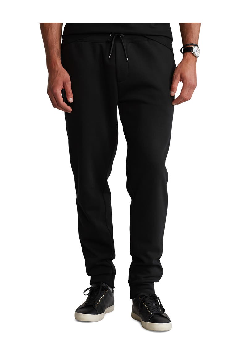 Big & Tall Double-Knit Tech Joggers, Main, color, BLACK