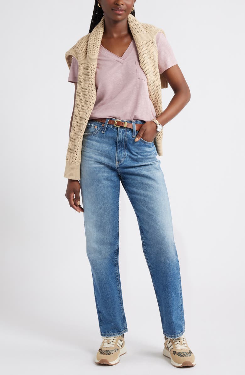 Cotton & Modal V-Neck T-Shirt