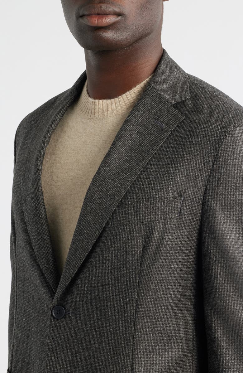 BOSS Hanry Virgin Wool Sport Coat, Alternate, color, Dark Brown