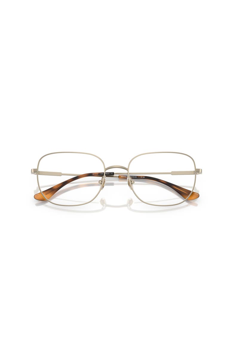 Brooks Brothers 54mm Oval optical glasses, Alternate, color, Gold