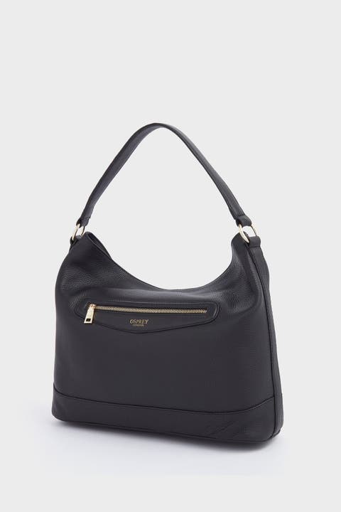 The Hendrix Leather Large Hobo Bag