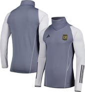 adidas Men's adidas Gray LAFC Warm Raglan COLD.RDY Top