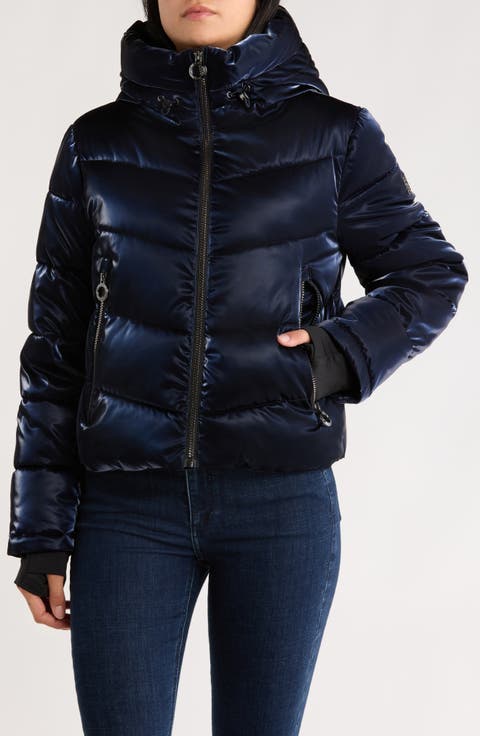 Hooded Faux Fur Lined Water Resistant Puffer Jacket