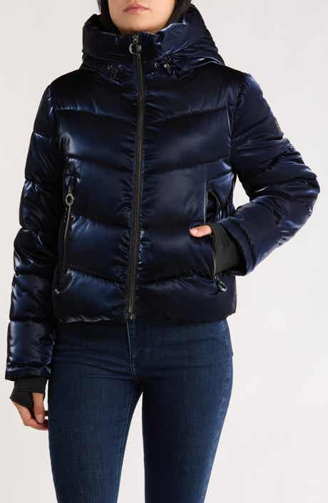 BCBGeneration Hooded Faux Fur Lined Water Resistant Puffer Jacket