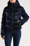 BCBGeneration Hooded Faux Fur Lined Water Resistant Puffer Jacket