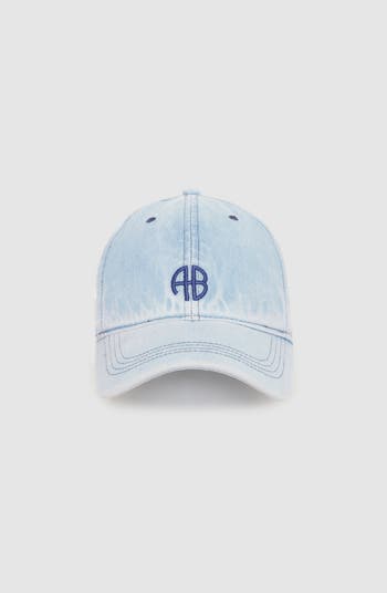 ANINE BING - Jeremy Baseball Hat - Cotton - Denim Blue NWT ANINE BING Jeremy Baseball Cap | Shopbop main image 2