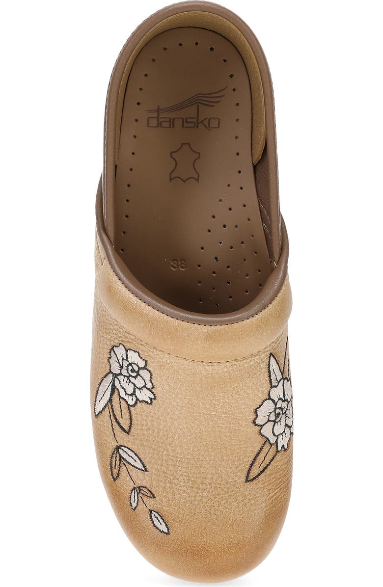 Dansko x Jenni Earle Platform Clog, Alternate, color, Honey Distressed