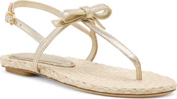 サンダル・ミュール Stuart Weitzman SS25 FELICITY ESPADRILLE SA (SK825 GOLDEN) Felicity Espadrille Sandal | Stuart Weitzman