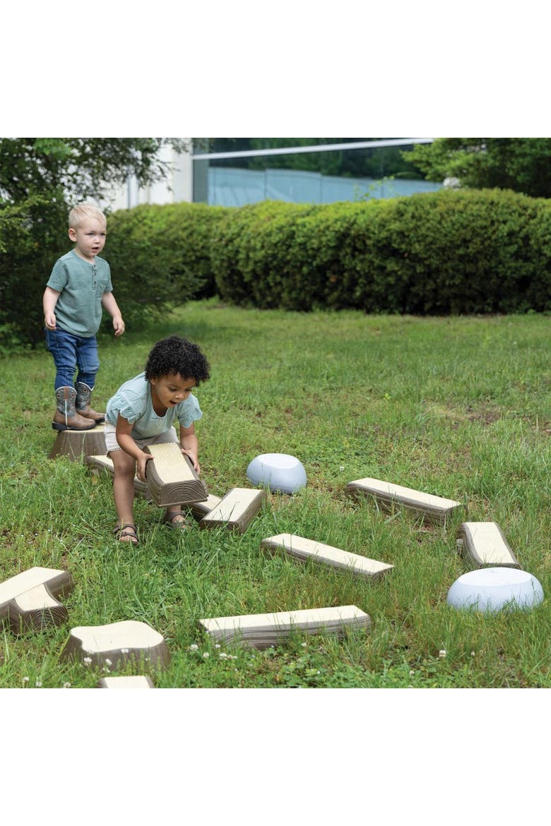 Timber Trail Stepping Logs Set - 16 Pieces, Alternate, color, Multicolored