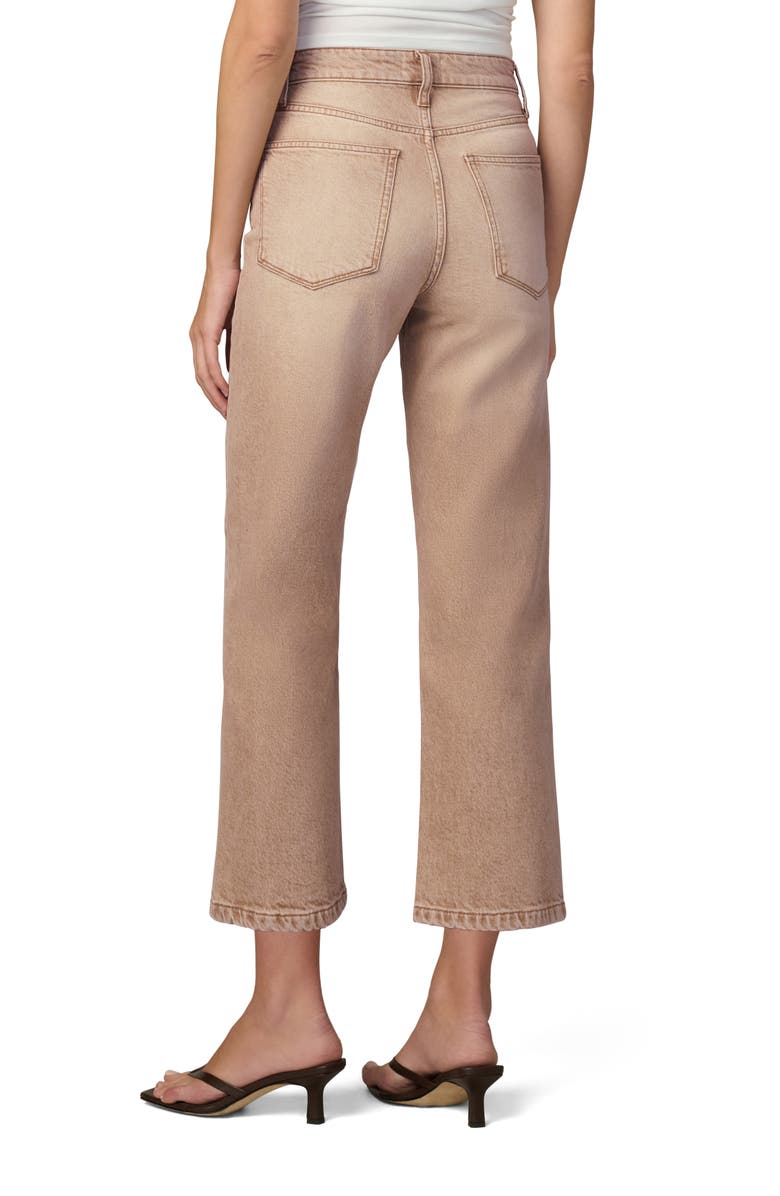 Joe's The Margot High Waist Crop Straight Leg Jeans, Alternate, color, Washed Tannin