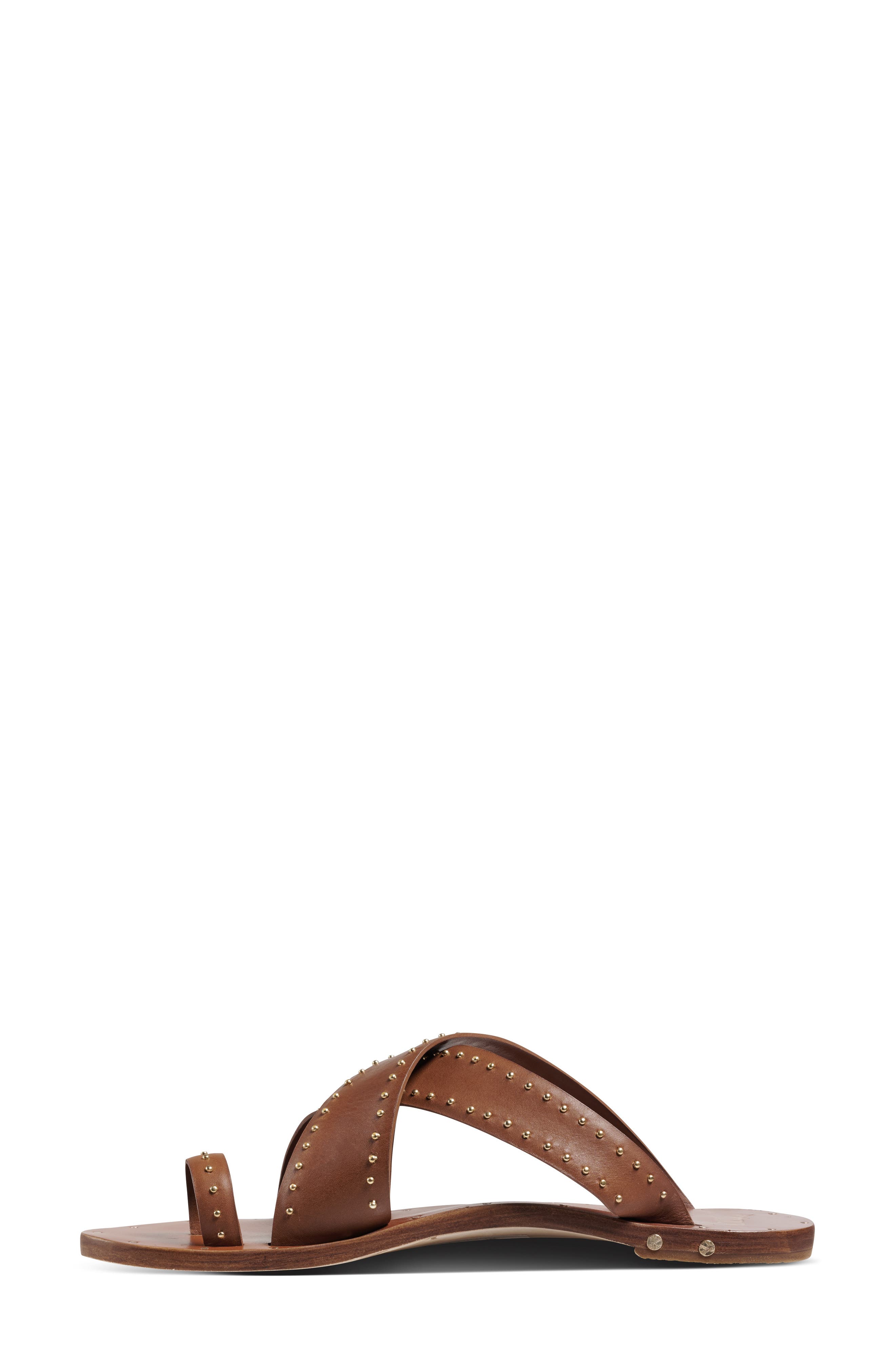Curlew Studded Crossover Strap Slide Sandal - image 4