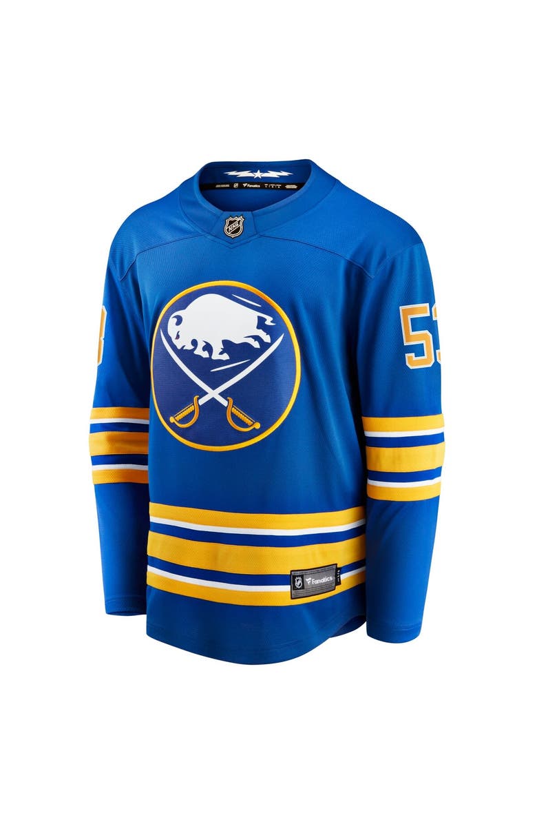 FANATICS Men's Fanatics Branded Jeff Skinner Royal Buffalo Sabres Home Breakaway Jersey, Alternate, color, 