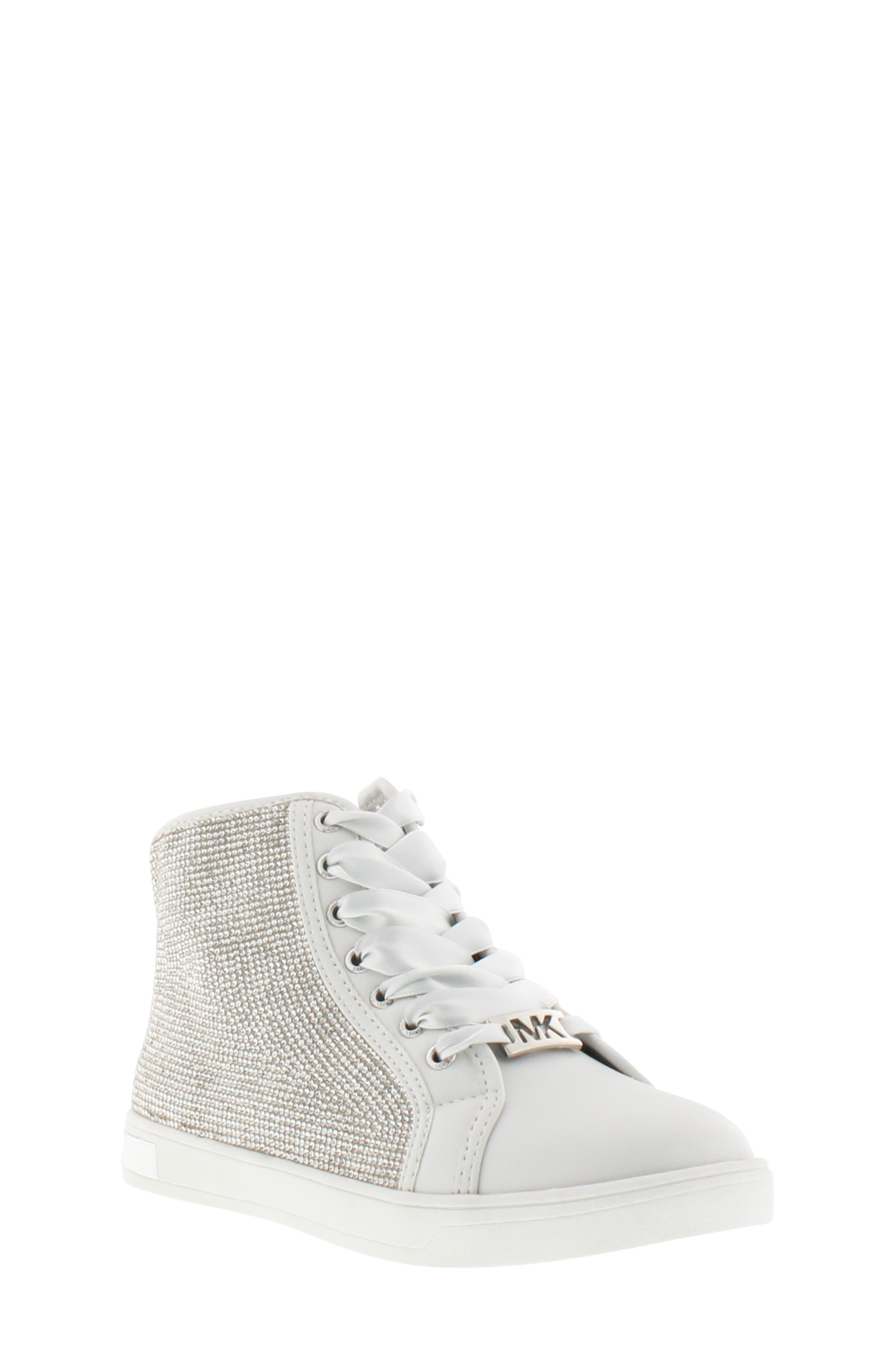 MICHAEL Michael Kors Ollie Light Crystal High Top Sneaker, Main, color, 