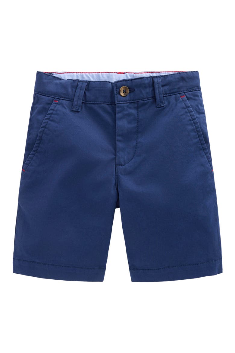 Kids' Stretch Cotton Chino Shorts, Main, color, COLLEGE NAVY