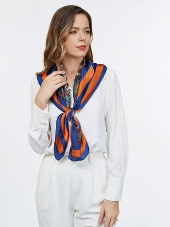 Pure Silk Bohemian Square Scarf