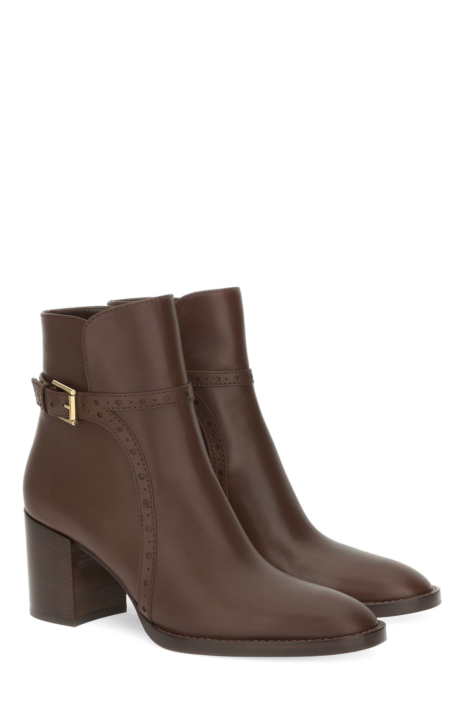 Fes Bootie Booties, Alternate, color, Brown Calf Leather