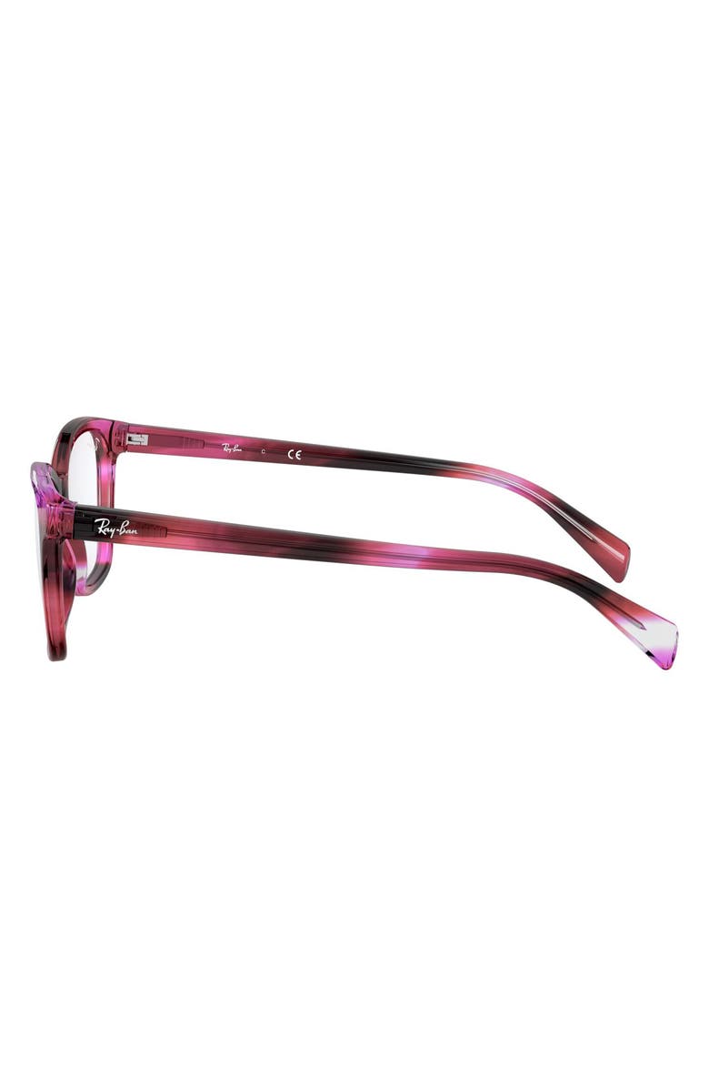 Ray-Ban 52mm Square Optical Glasses, Alternate, color, 