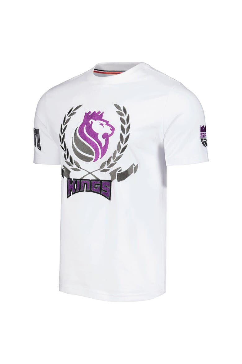 Unisex FISLL White Sacramento Kings Heritage Crest T-Shirt, Alternate, color, White