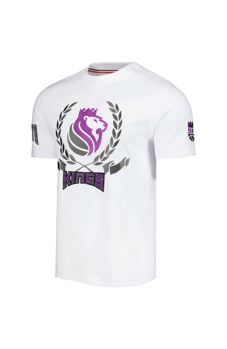 FISLL Unisex FISLL White Sacramento Kings Heritage Crest T-Shirt, Alternate, color, White