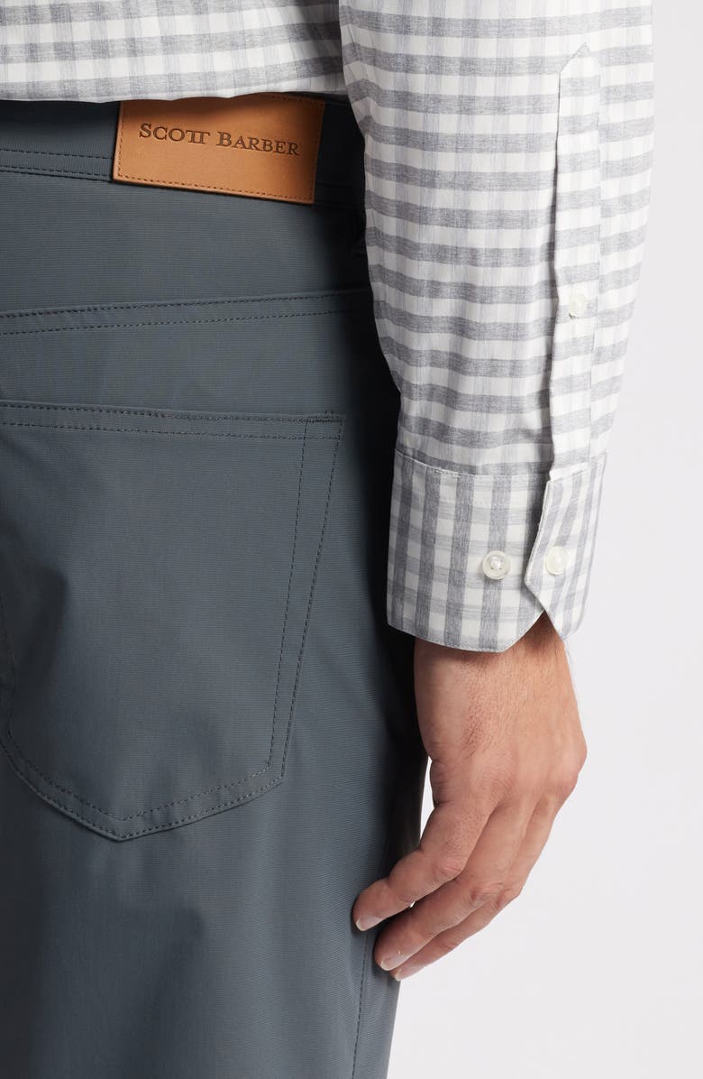 Scott Barber Warp Knit Stretch Nylon 5-Pocket Pants, Alternate, color, 