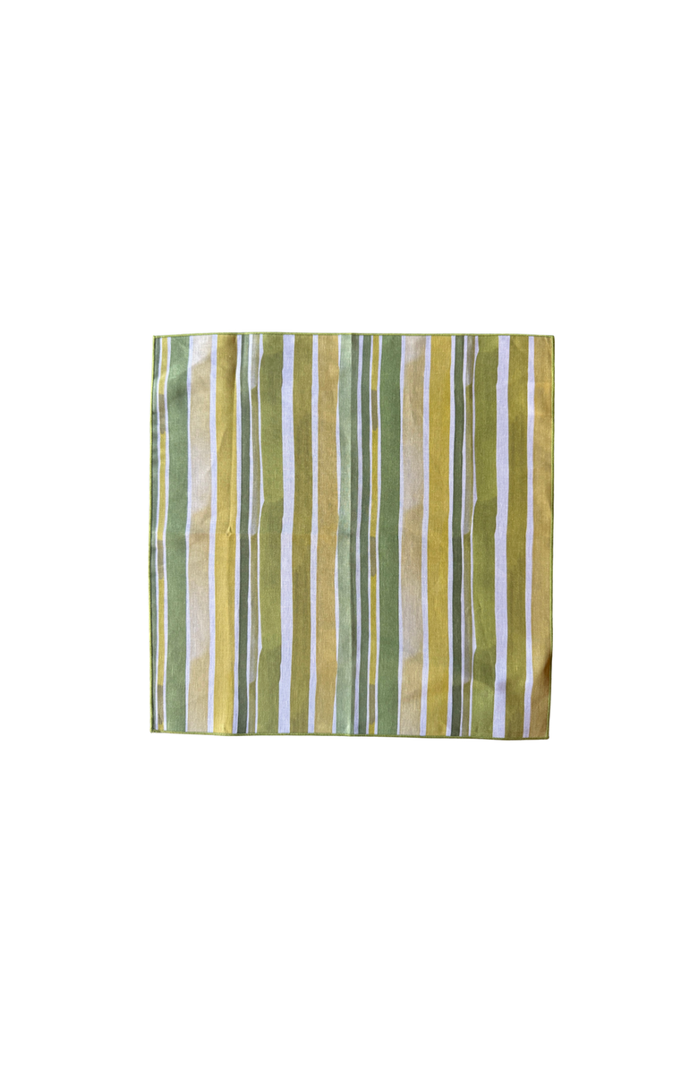 Goldie Home Lagos Stripe Napkin Set of 4, Alternate, color, Green