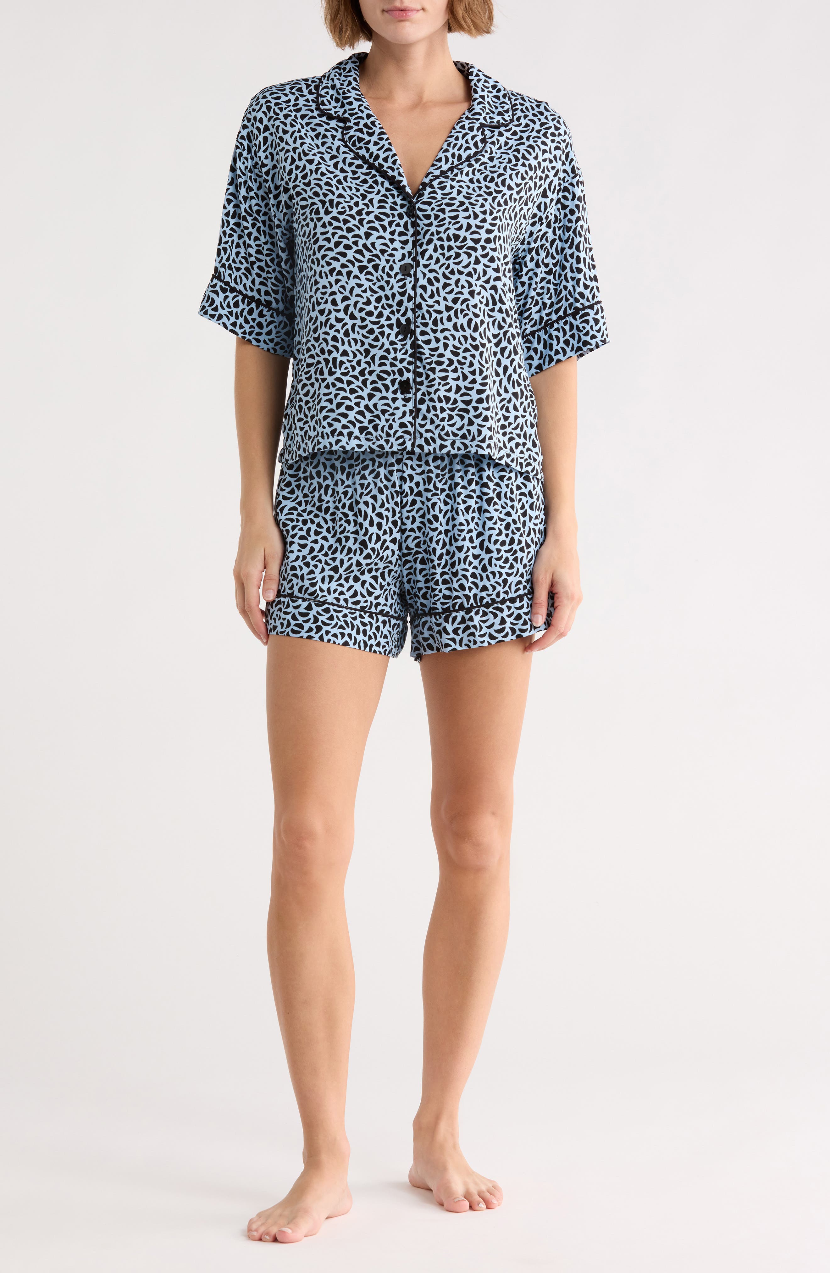 Tart Kine Abstract Print Shorts Pajama