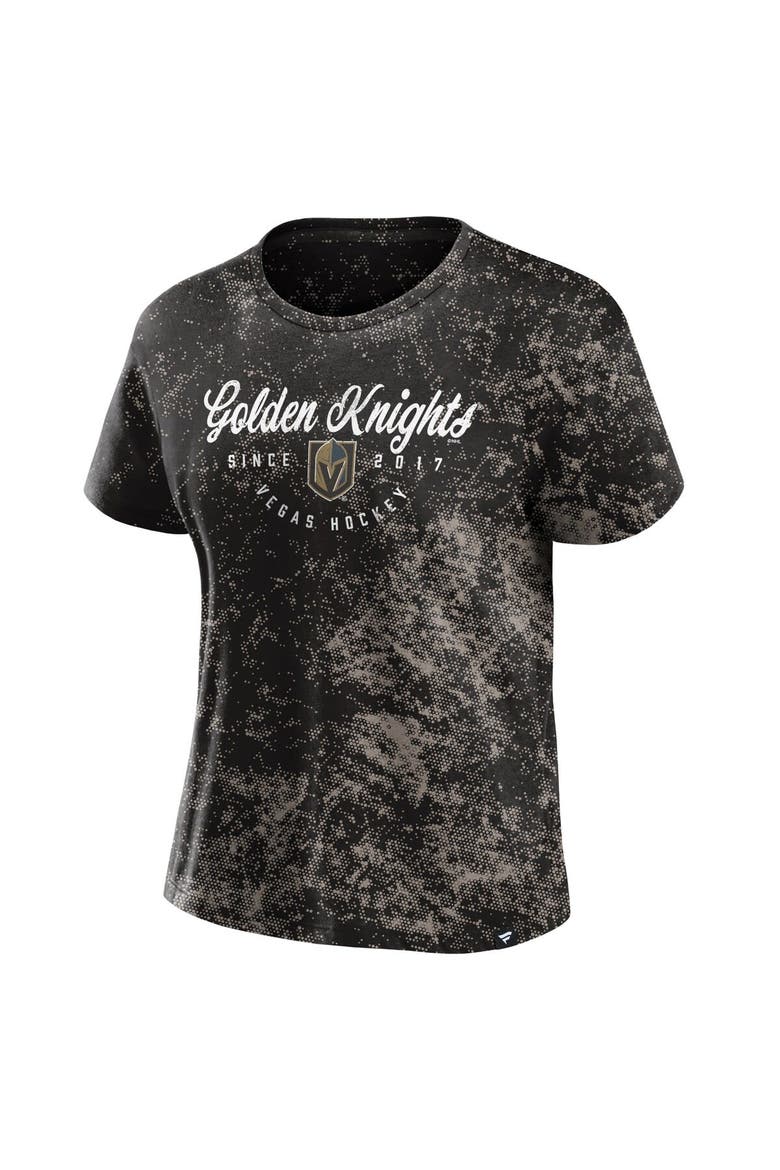 Women's Fanatics Branded  Black Vegas Golden Knights Breakaway T-Shirt, Alternate, color, Black