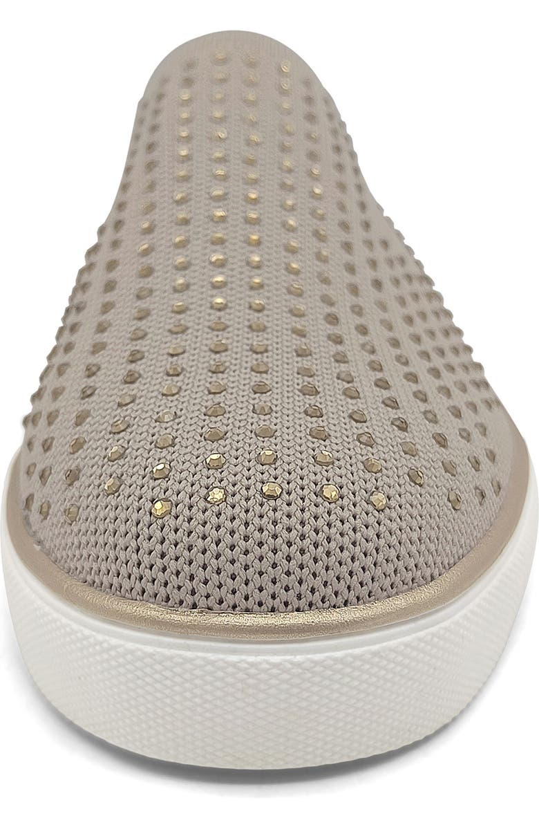 Reaction Kenneth Cole Bonnie Rhinestone Mule Sneaker, Alternate, color, Irish Cream Knit