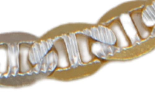 Argento Vivo Two-tone Link Bracelet In Gold